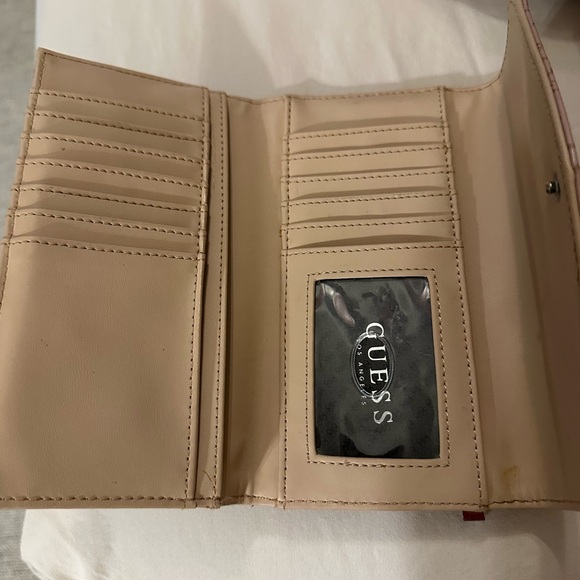 Guess Pink Satchel with Textured Design - Picture 6 of 7